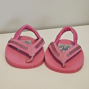 Build A Bear Pink Sandals With Sequins
